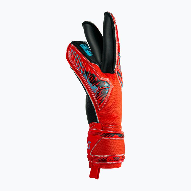 Reusch Attrakt Gold Rollfinger Torwarthandschuhe Rot 5370137-3333 7