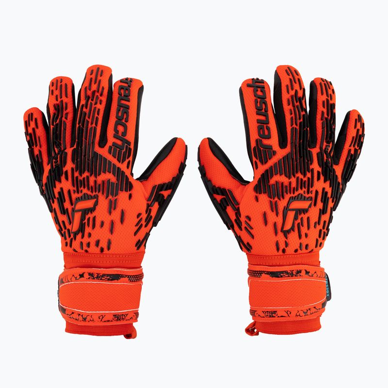 Reusch Attrakt Freegel Silber Torwarthandschuhe rot 5370235-3333