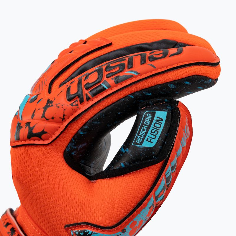 Reusch Attrakt Fusion Finger Support Guardian Junior Kinder Torwarthandschuhe rot 5372940-3333 3
