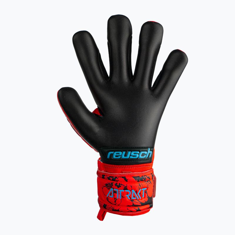 Reusch Attrakt Grip Evolution Finger Support Junior Kinder Torwarthandschuhe rot 5372820-3333 5