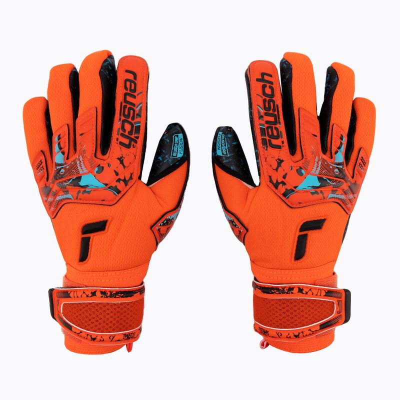 Reusch Attrakt Fusion Guardian Junior Kinder Torwarthandschuhe rot 5372945-3333