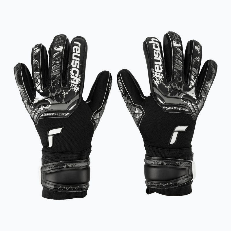 Reusch Attrakt Infinity Finger Support Torwarthandschuhe schwarz 5370720-7700