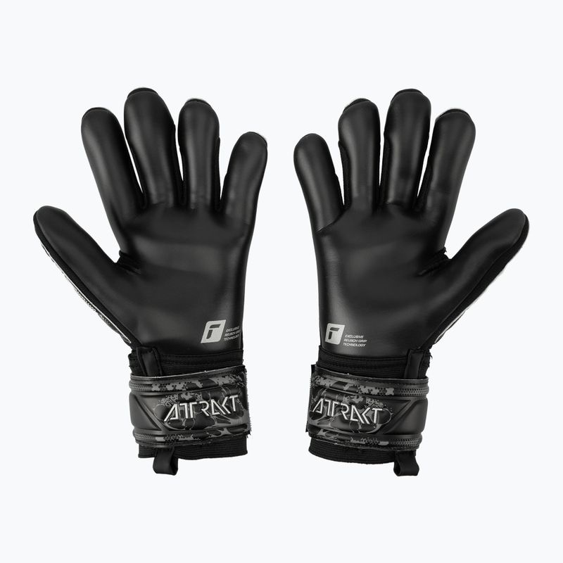 Reusch Attrakt Infinity Finger Support Torwarthandschuhe schwarz 5370720-7700 2