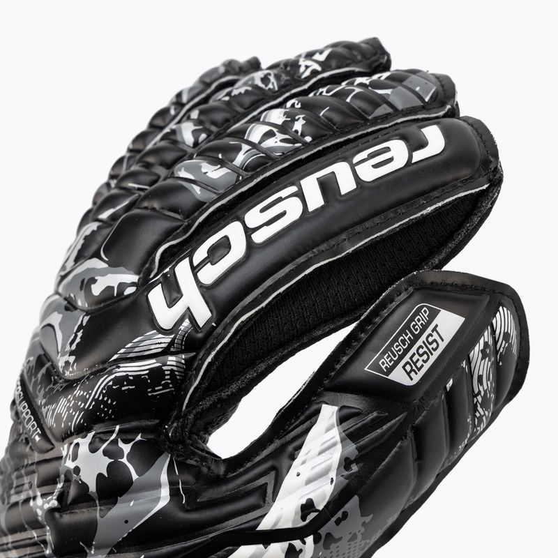 Reusch Attrakt Resist Finger Support Torwarthandschuhe schwarz 5370610-7700 3
