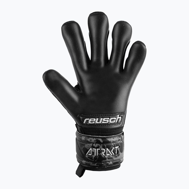 Reusch Attrakt Infinity Finger Support Junior Kinder Torwarthandschuhe schwarz 5372720-7700 5