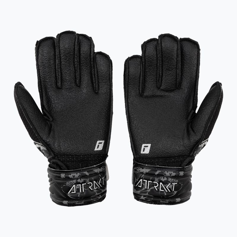 Reusch Attrakt Resist Junior Kinder Torwarthandschuhe schwarz 5372615-7700 2