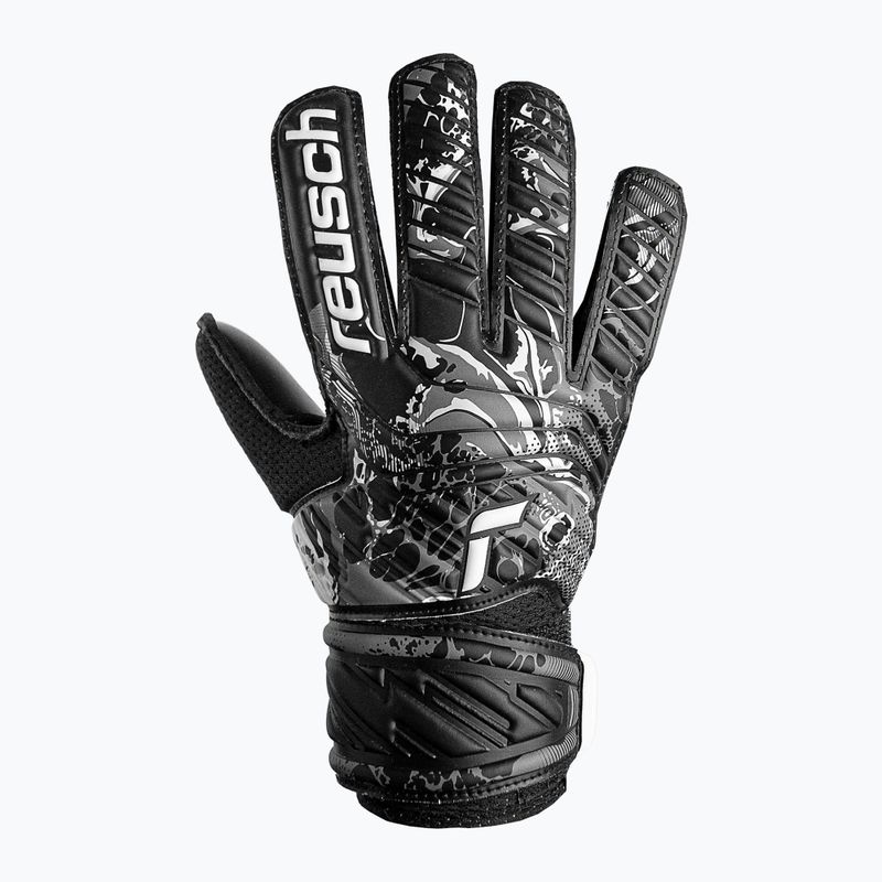 Reusch Attrakt Solid Junior Kinder Torwarthandschuhe schwarz 5372515-7700 4