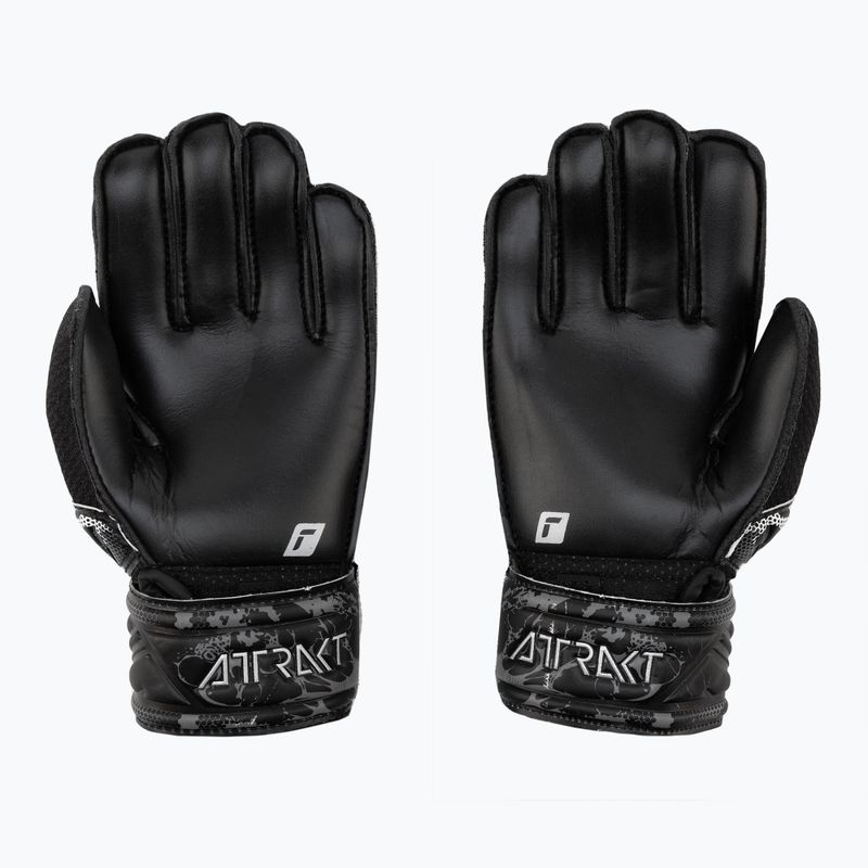 Reusch Attrakt Solid Junior Kinder Torwarthandschuhe schwarz 5372515-7700 2