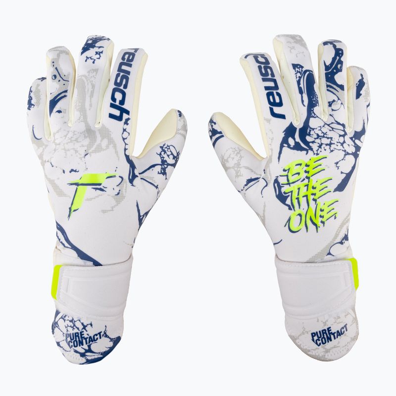 Reusch Pure Contact Gold X Torwarthandschuhe weiß 5370901-1089
