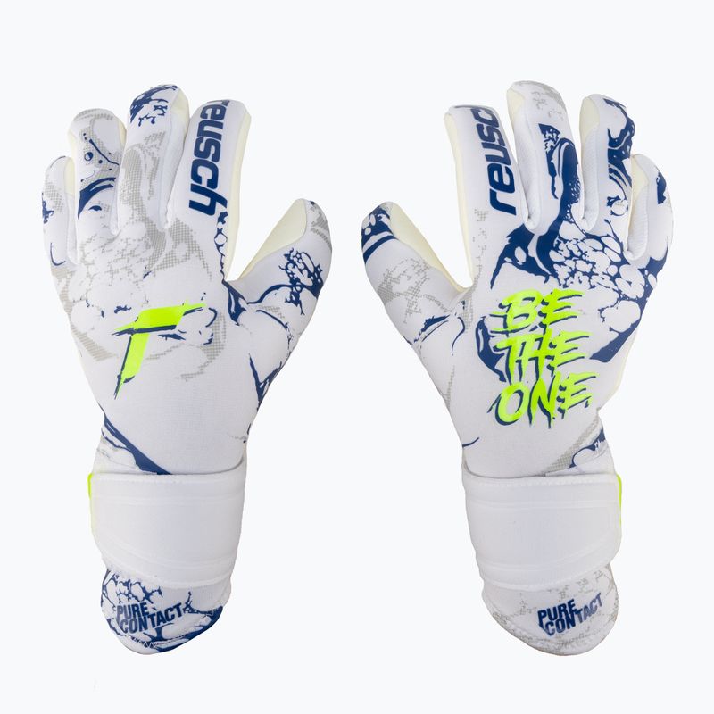 Reusch Pure Contact Silver Torwarthandschuhe weiß 5370200-1089