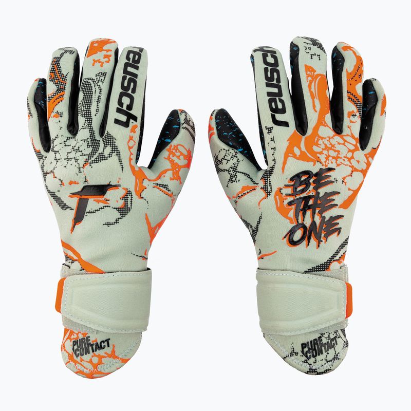 Reusch Pure Contact Fusion Junior Kinder Torwarthandschuhe grün 5372900-5444