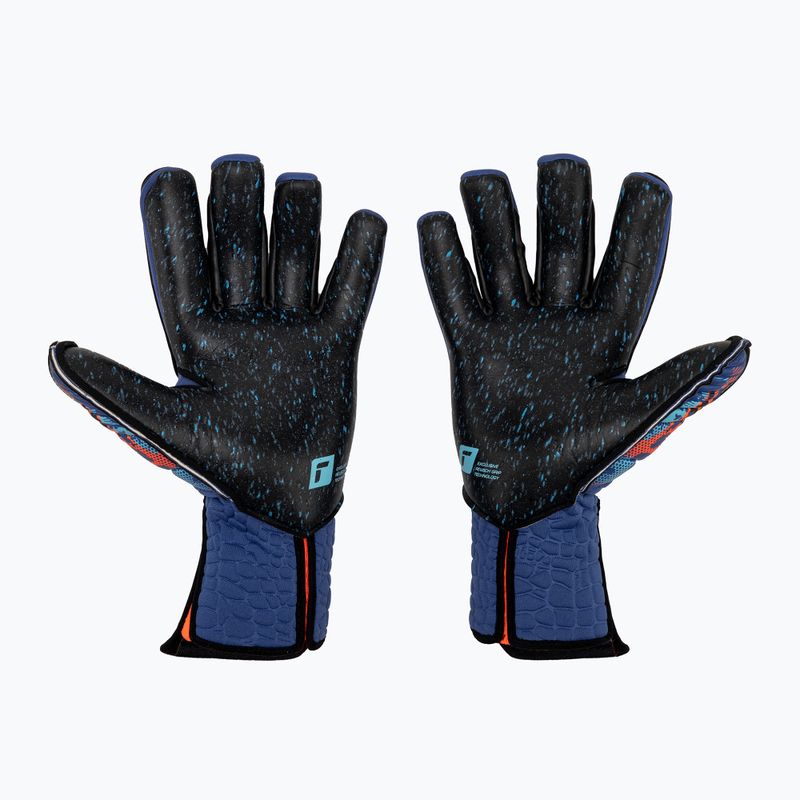 Reusch Attrakt Fusion Strapless AdaptiveFlex Torwarthandschuhe navy blau 5370979-4024 2