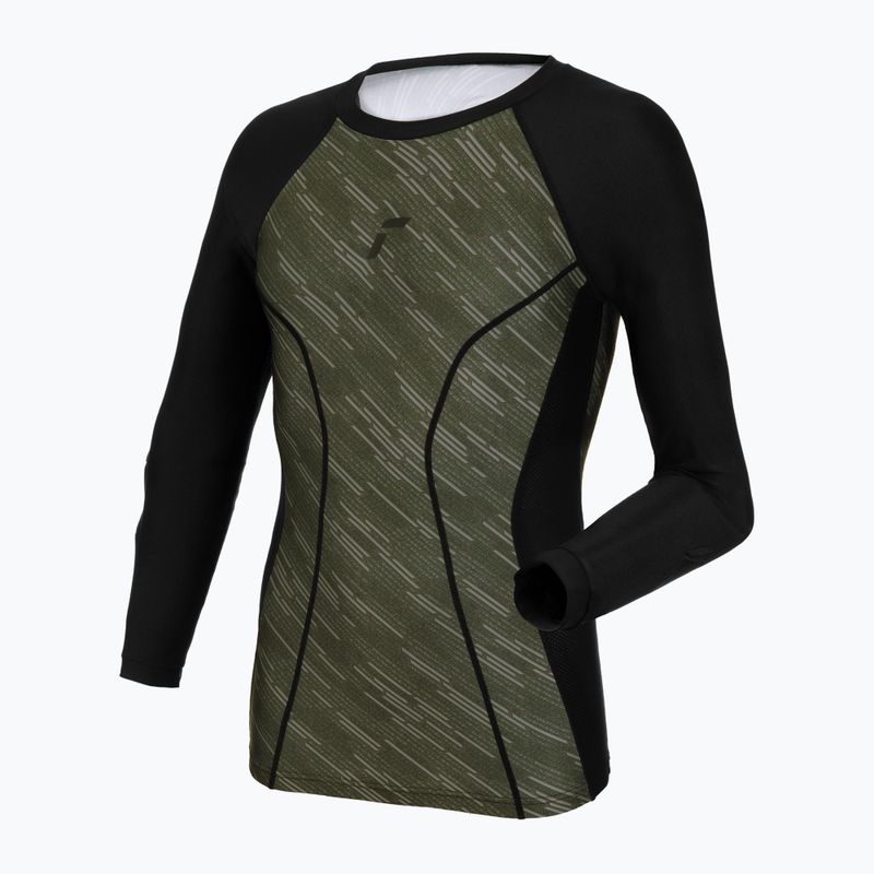 Torwart-Longsleeve Reusch Padded Eco Undershirt black/desert green