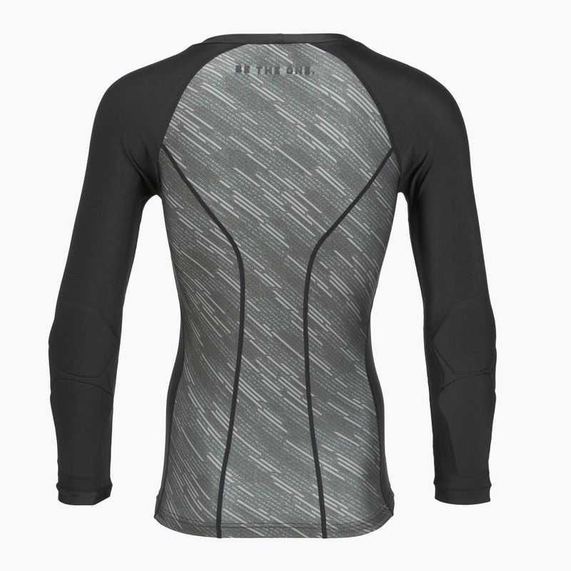 Torwart-Longsleeve Reusch Padded Eco Undershirt black/desert green 2