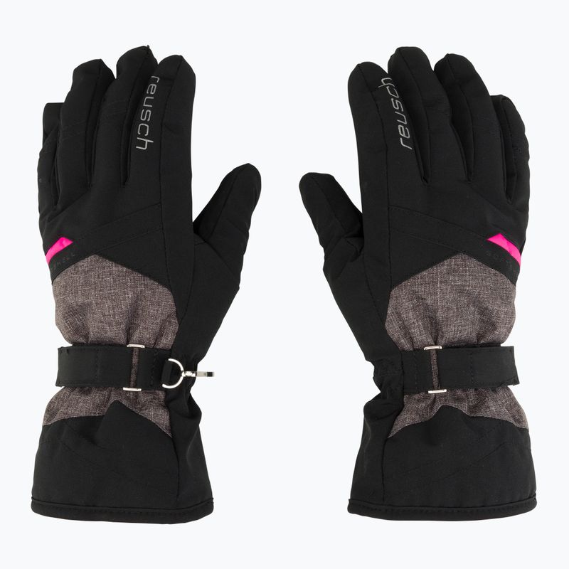 Damen-Skihandschuh Reusch Helena R-Tex Xt schwarz/schwarz melange/pink glo 3