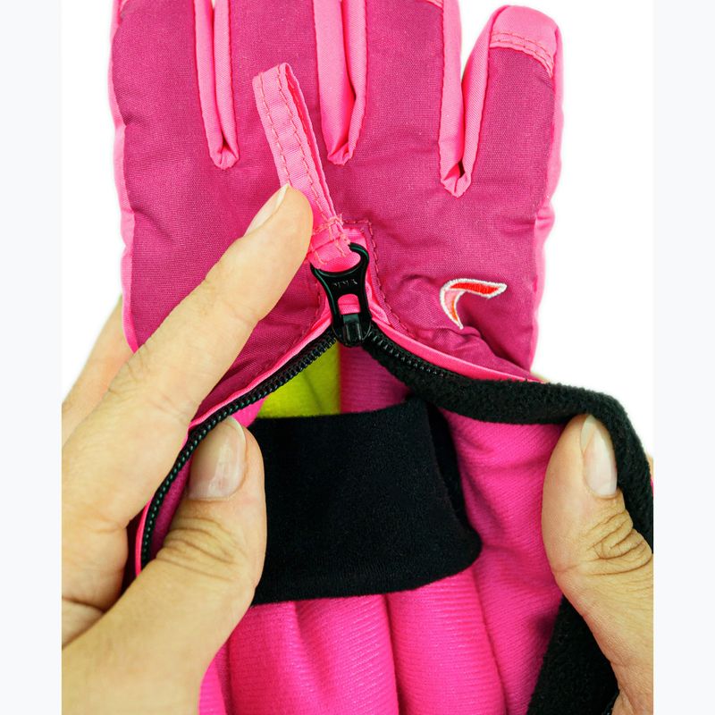 Kinder Skihandschuhe Reusch Tom fuchs purp/knockout pink 6