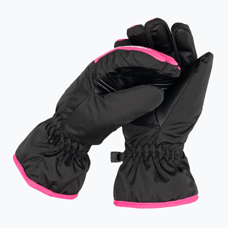 Reusch Kinder-Skihandschuhe Alan schwarz/rosa Handschuh