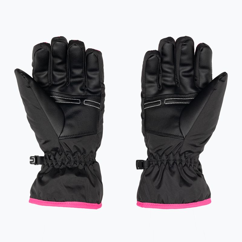 Reusch Kinder-Skihandschuhe Alan schwarz/rosa Handschuh 2