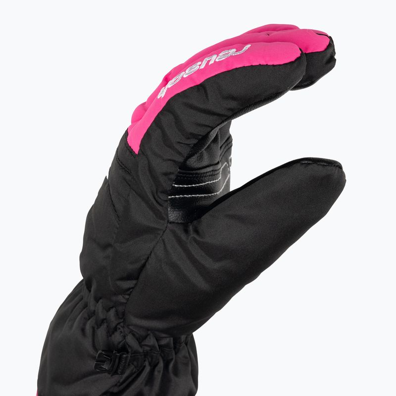 Reusch Kinder-Skihandschuhe Alan schwarz/rosa Handschuh