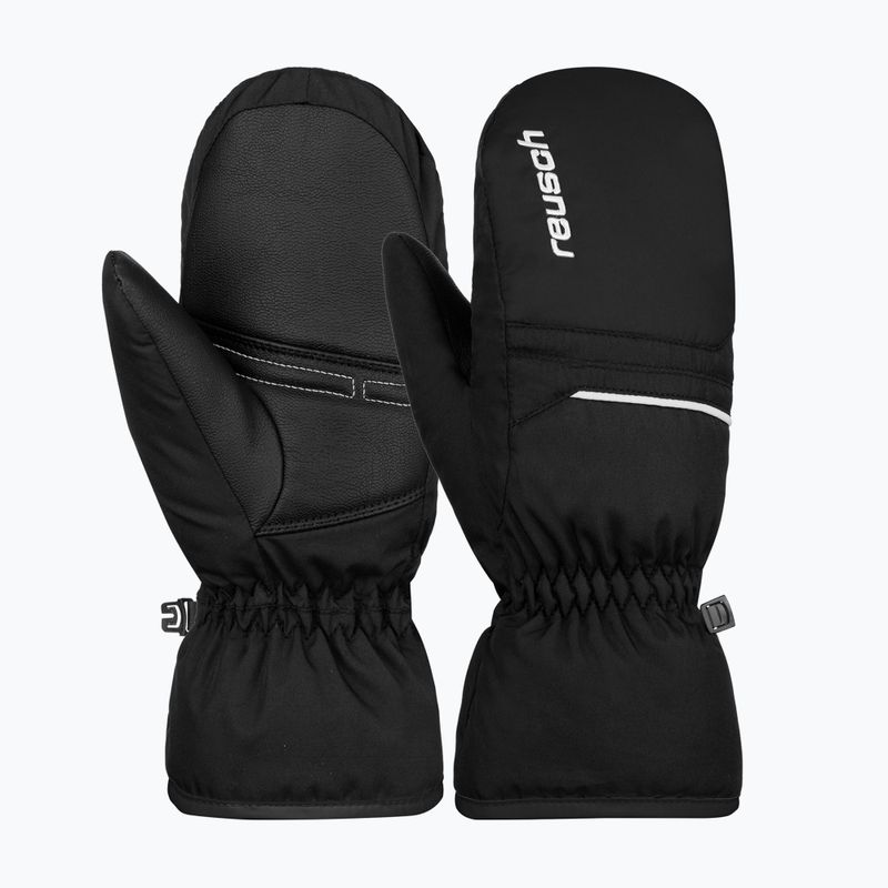 Kinder-Skihandschuh Reusch Alan Mitten schwarz/weiss 5