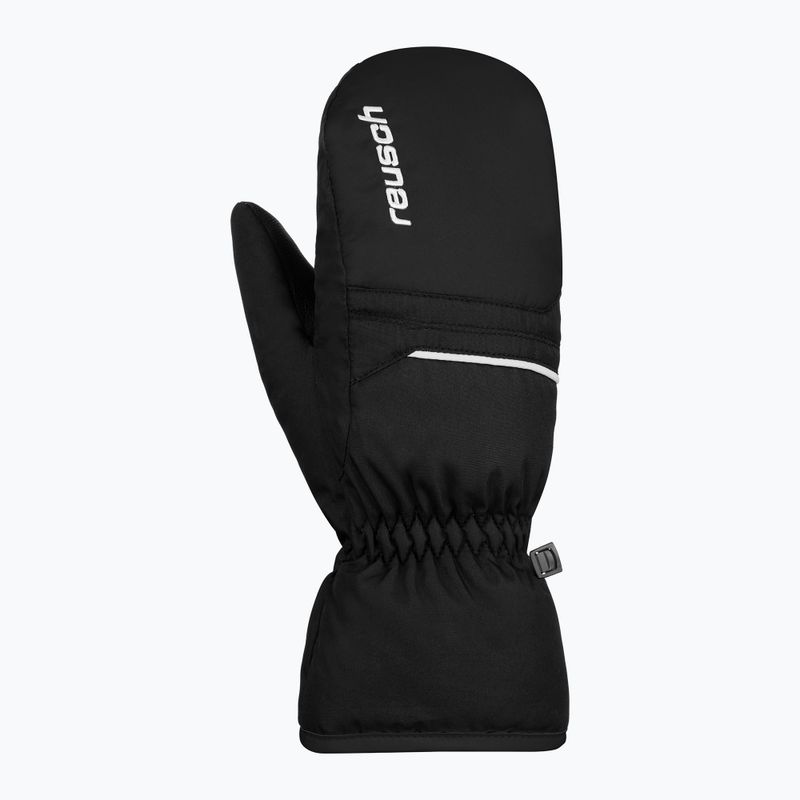 Kinder-Skihandschuh Reusch Alan Mitten schwarz/weiss 6