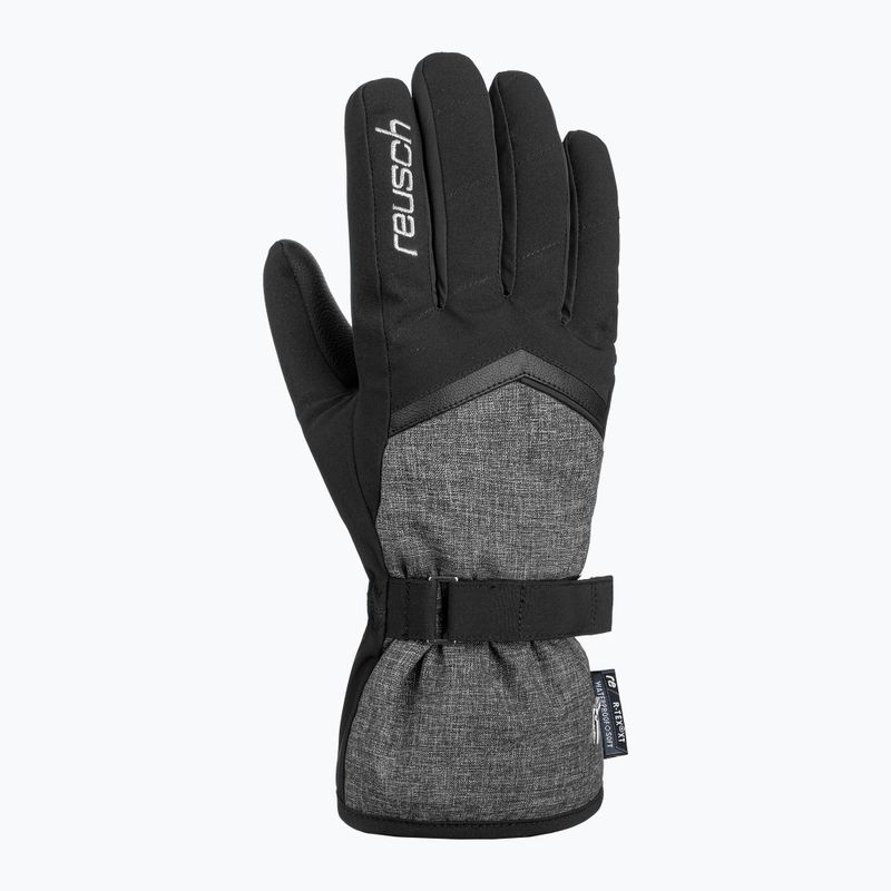 Reusch Moni R-Tex Xt Skihandschuh schwarz/schwarz melange 6