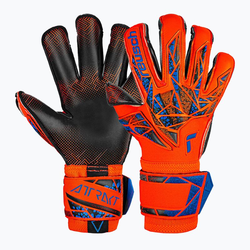 Reusch Attrakt Gold X Evolution GluePrint Torwarthandschuhe hyper orng/elec blau/blck