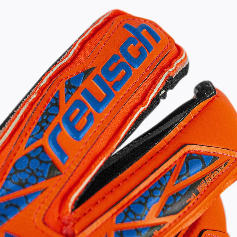 Reusch Attrakt Gold X Evolution GluePrint Torwarthandschuhe hyper orng/elec blau/blck 8
