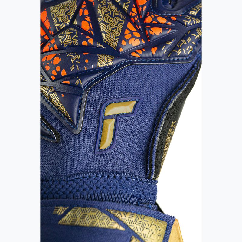 Reusch Attrakt Gold X Evolution Premium Torwarthandschuhe blau/gold/schwarz 6