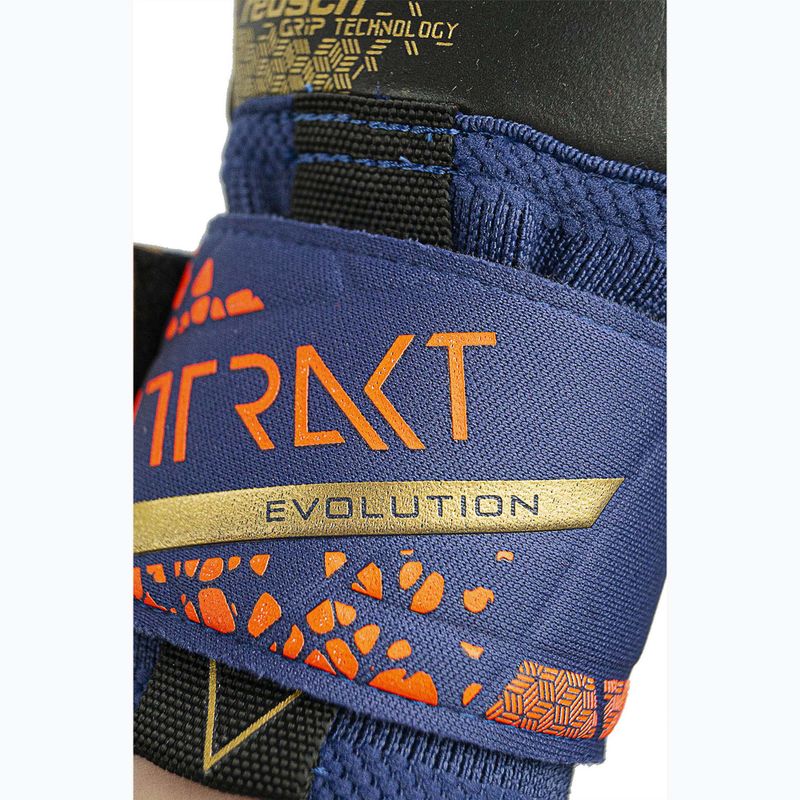 Reusch Attrakt Gold X Evolution Premium Torwarthandschuhe blau/gold/schwarz 8