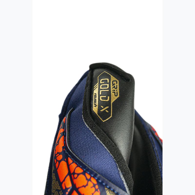 Reusch Attrakt Gold X Evolution Premium Torwarthandschuhe blau/gold/schwarz 9