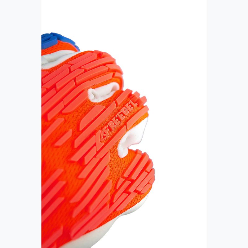 Reusch Attrakt Gold X Freegel Torwarthandschuh hyper orange/elektrisch blau 6