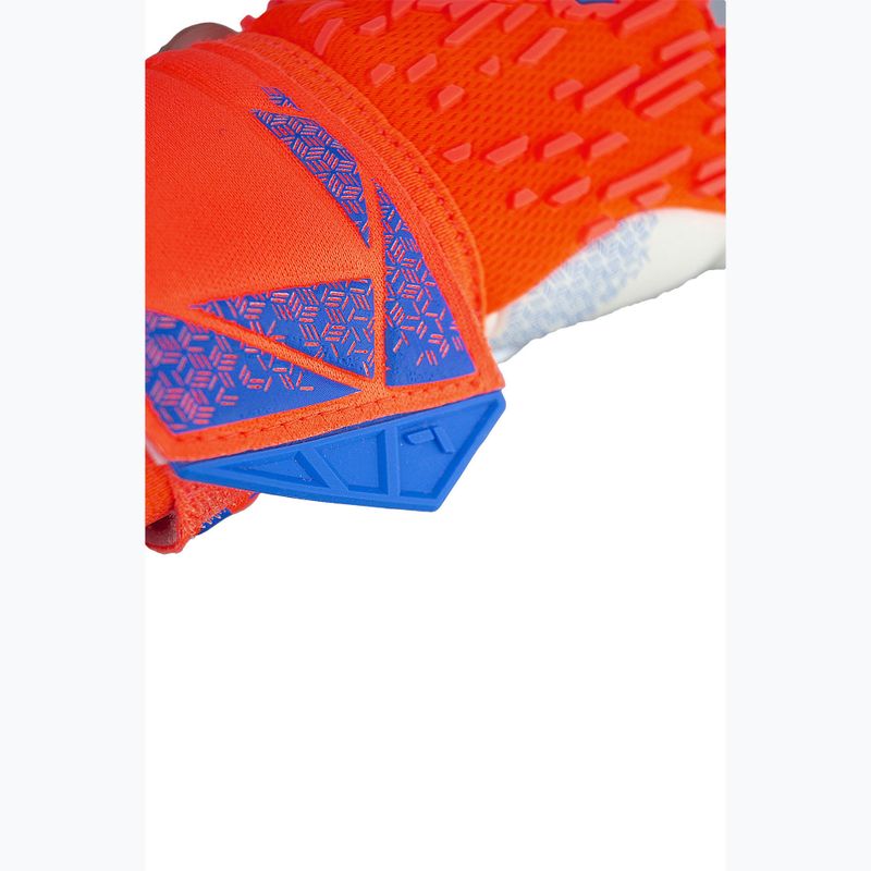 Reusch Attrakt Gold X Freegel Torwarthandschuh hyper orange/elektrisch blau 9