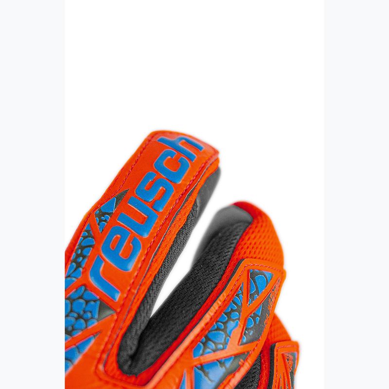 Reusch Attrakt Duo Torwarthandschuh hyper orange/elektrisch blau/schwarz 5