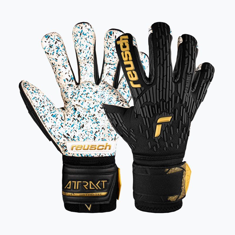 Reusch Attrakt Freegel Fusion Ortho-Tec Torwarthandschuhe schwarz/gold