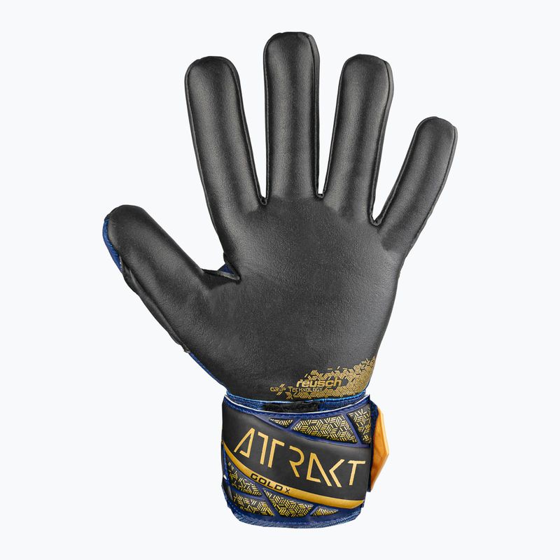 Reusch Attrakt Gold X NC Premium Torwarthandschuhe blau/gold/schwarz 3