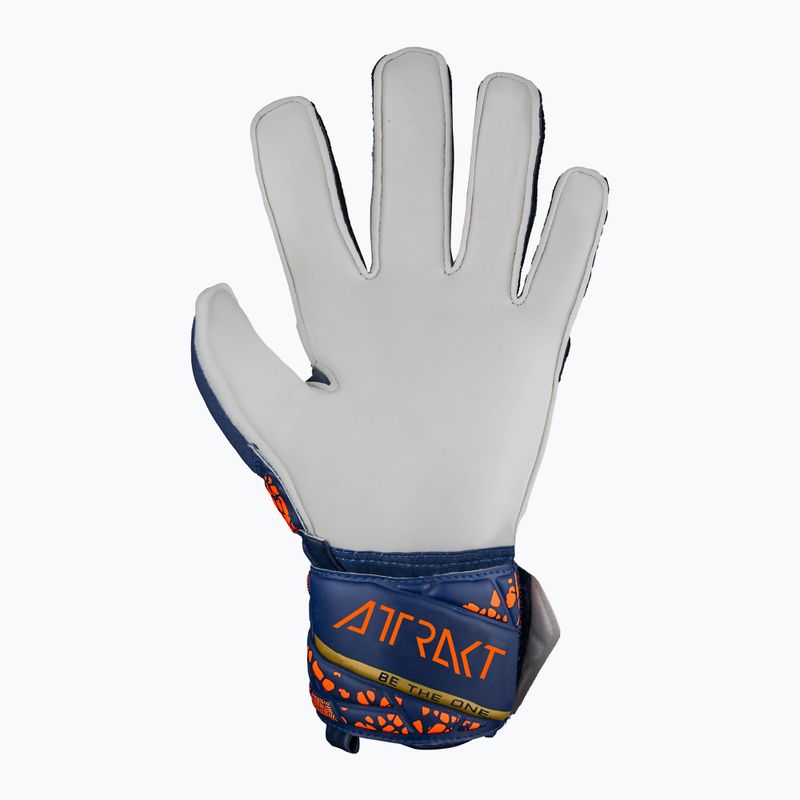 Reusch Attrakt Solid Premium Torwarthandschuhe blau/gold 3