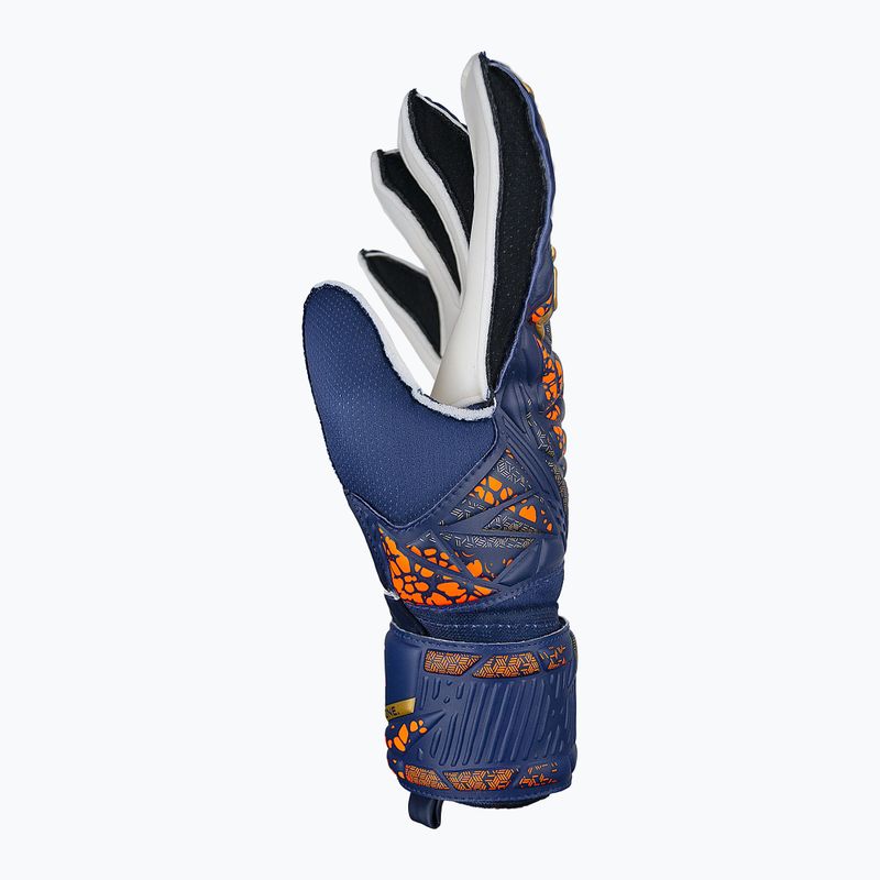 Reusch Attrakt Solid Premium Torwarthandschuhe blau/gold 4