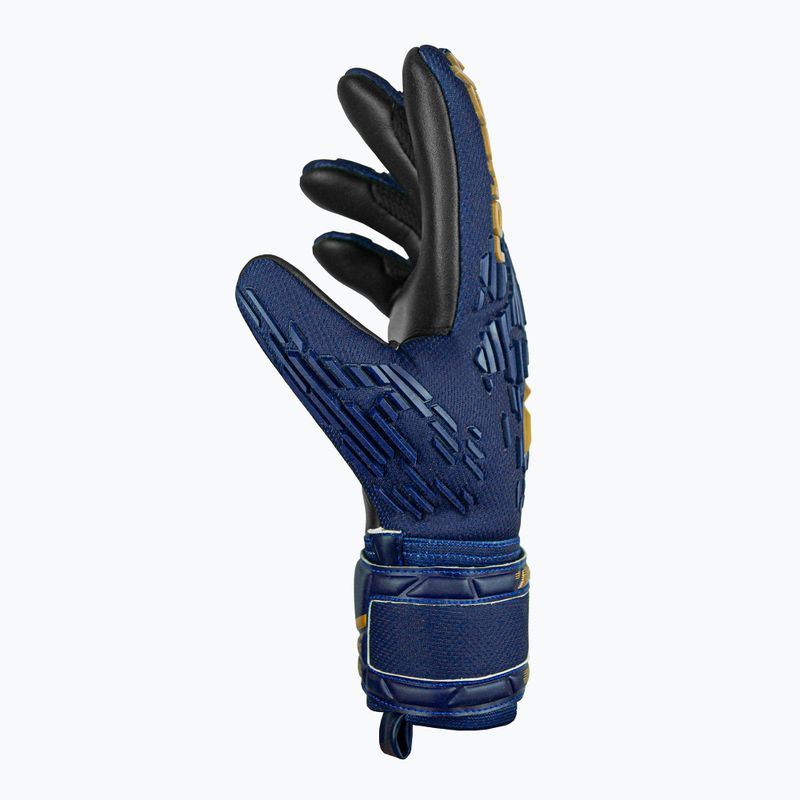 Torwarthandschuhe Kinder Reusch Attrakt Freegel Silver Junior premium blue/gold/black 4