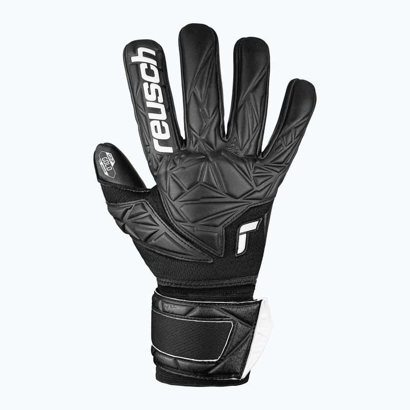 Torwarthandschuhe Reusch Attrakt Gold NC Finger Support black 2