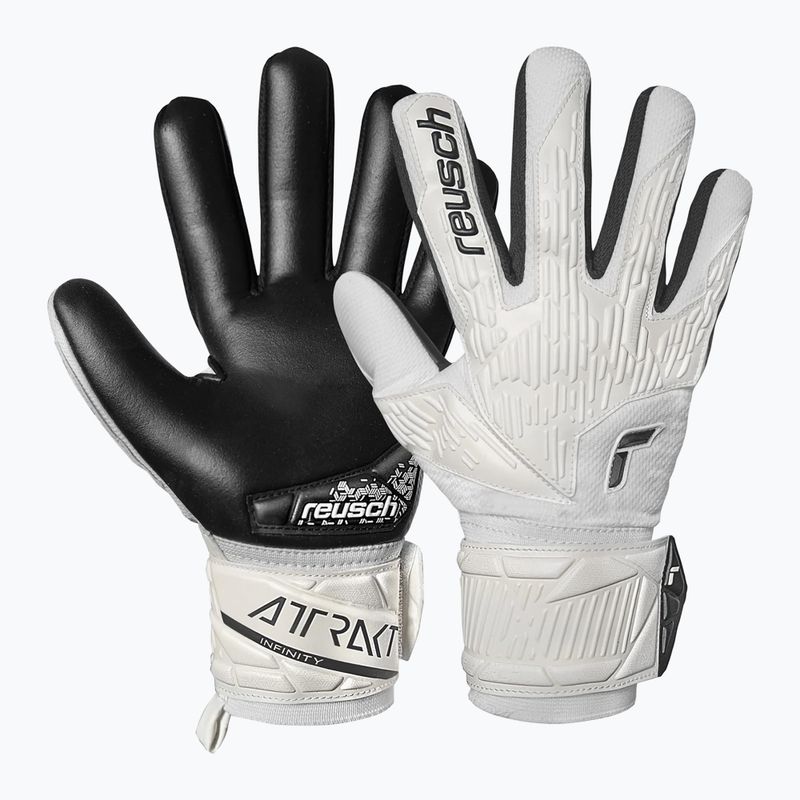 Reusch Attrakt Infinity NC Torwarthandschuh weiß/schwarz