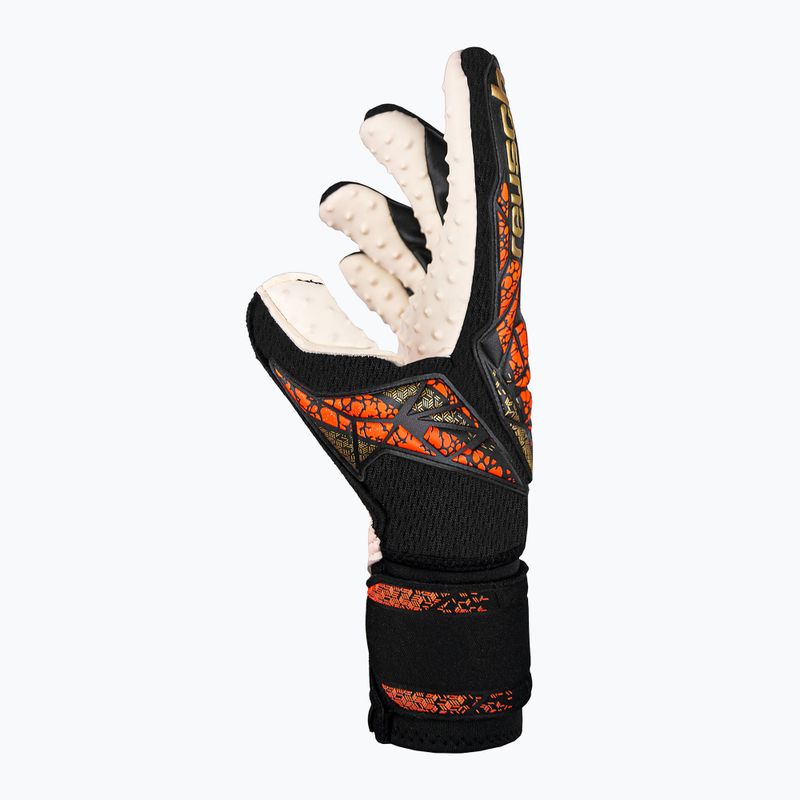 Reusch Attrakt SpeedBump Ortho-Tec Torwarthandschuhe schwarz/gold/orange 4