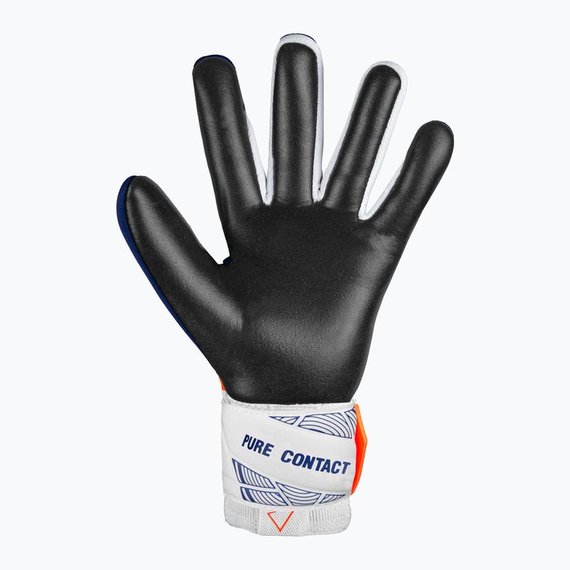 Reusch Pure Contact Gold Premium Torwarthandschuhe blau/elektrisch orange/schwarz 3