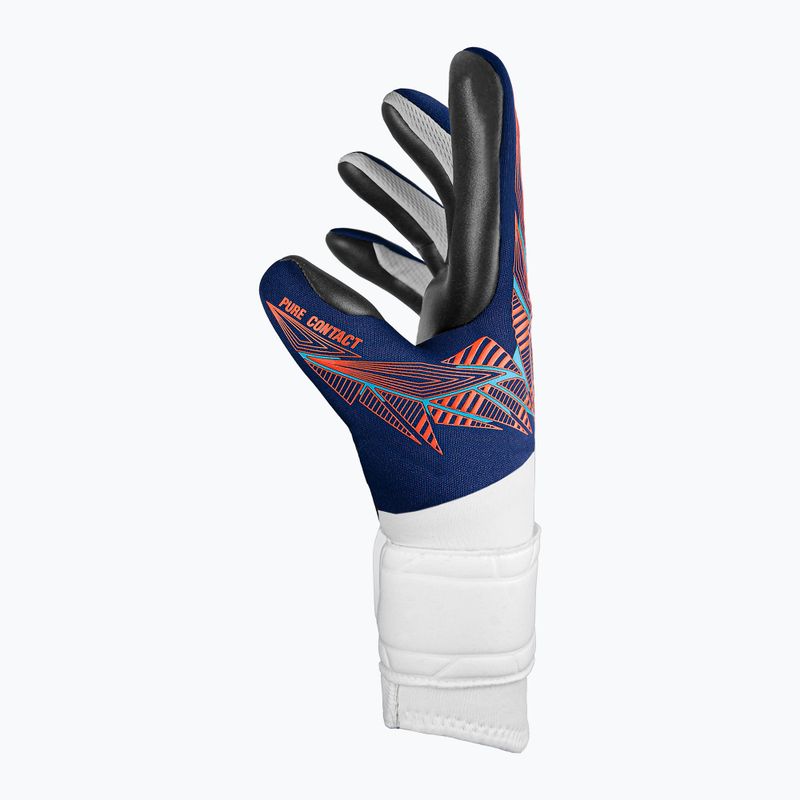 Reusch Pure Contact Silver Junior Premium blau/elektrisch orange/schwarz Kinder-Torwarthandschuhe 4