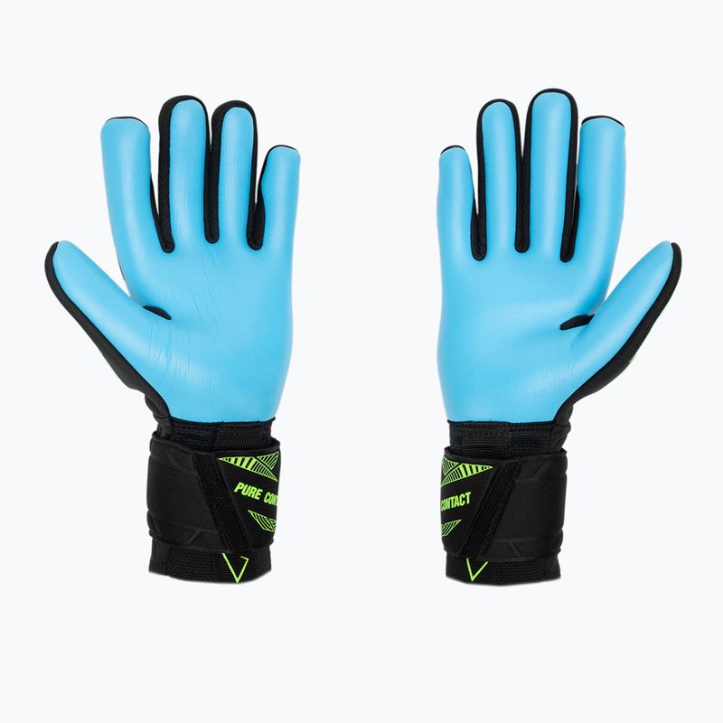Reusch Pure Contact Torwarthandschuhe Aqua schwarz/fluo lime/aqua 2