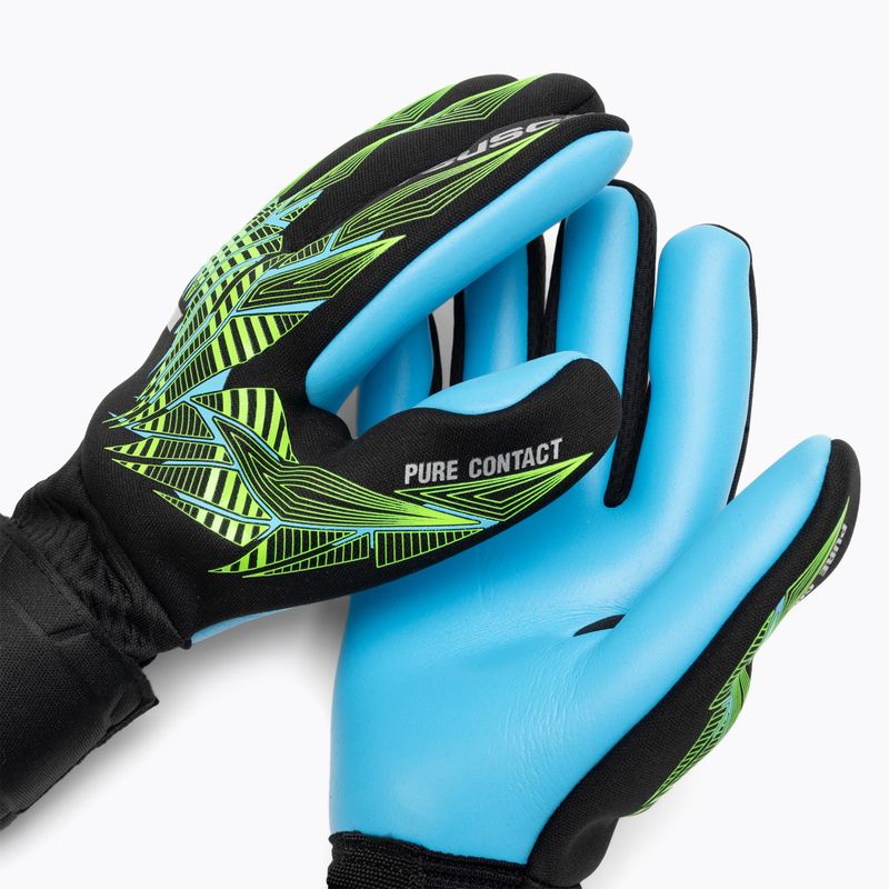 Reusch Pure Contact Torwarthandschuhe Aqua schwarz/fluo lime/aqua 3