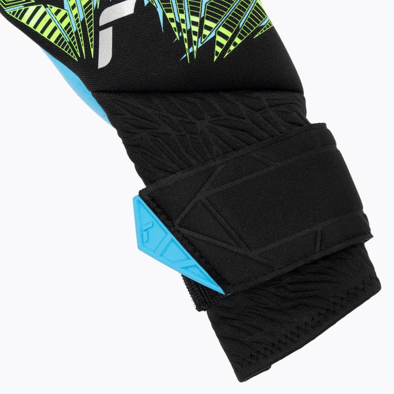 Reusch Pure Contact Torwarthandschuhe Aqua schwarz/fluo lime/aqua 4