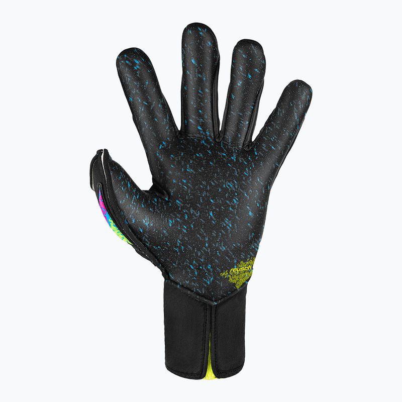 Reusch Attrakt Fusion Strapless Torwarthandschuhe schwarz/sicherheitsgelb/schwarz 3