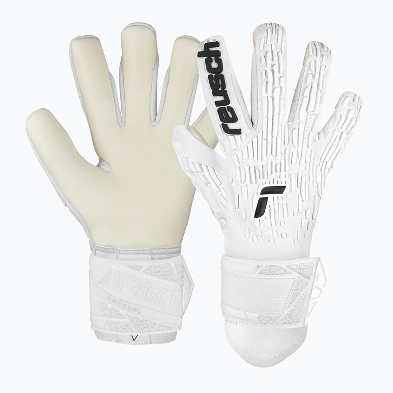 Torwarthandschuhe Reusch Attrakt Freegel Gold white