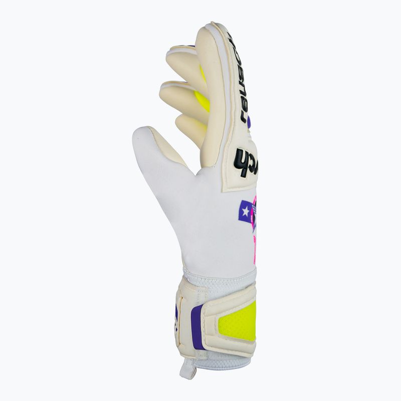 Reusch Legacy Pro Am Gold X Torwarthandschuhe weiß/violett 4